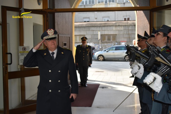 Gdf Pavia: il comandante regionale della Lombardia in visita al comando provinciale