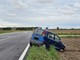 Pieve del Cairo: esce di strada con l'auto, ferito un 76enne