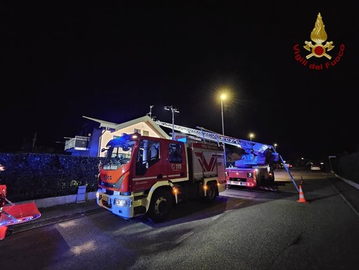 Oltrepò: incendio in un camino, intervengono i Vigili del fuoco