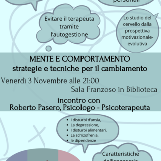 Vigevano: alla biblioteca Mastronardi, &quot;Mente e comportamento strategie e tecniche per il cambiamento&quot; con Roberto Pasero