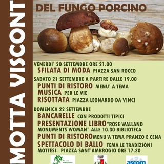 Motta Visconti, sagra del fungo porcino dal 20 al 22 settembre