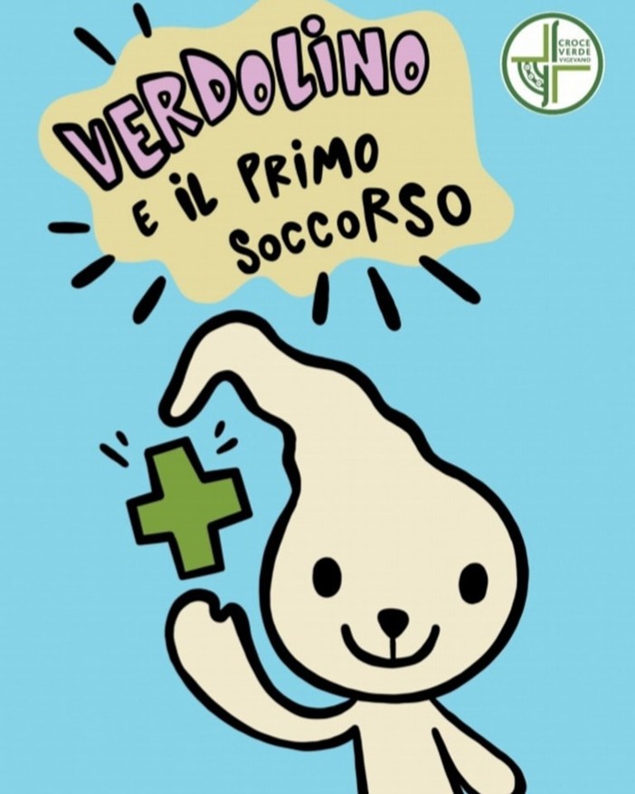 Vigevano: la Croce Verde presenta un libretto per i bambini sul primo soccorso in piazza Ducale