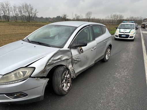 Ferrera: incidente sulla statale 756, soccorse due persone