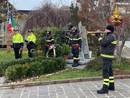 Pavia: i Vigili del fuoco celebrano la patrona Santa Barbara, posata una corona di alloro per onorare chi ha perso la vita in servizio