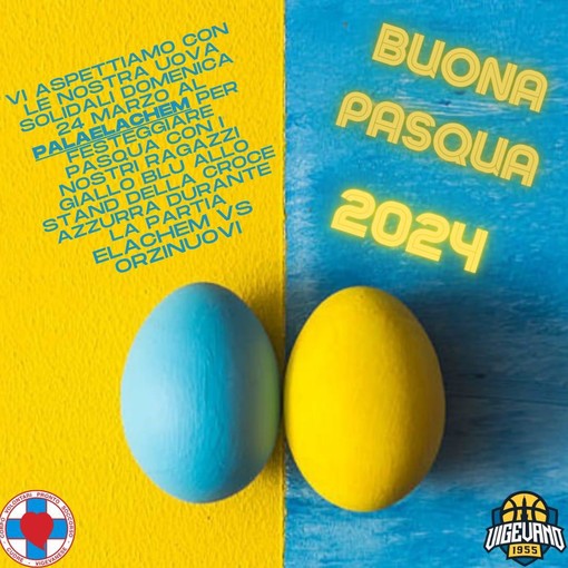 Basket serie A2: domenica 24 marzo al PalaELAchem le uova di Pasqua solidali promosse dalla Croce Azzurra