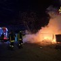 Oltrepò, fiamme in alcuni cassonetti dei rifiuti a Rivanazzano (VIDEO)