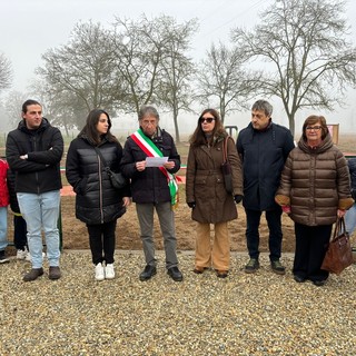 FOTONOTIZIA. Alagna, inaugurato il parco fitness e posata la panchina rossa contro la violenza sulle donne