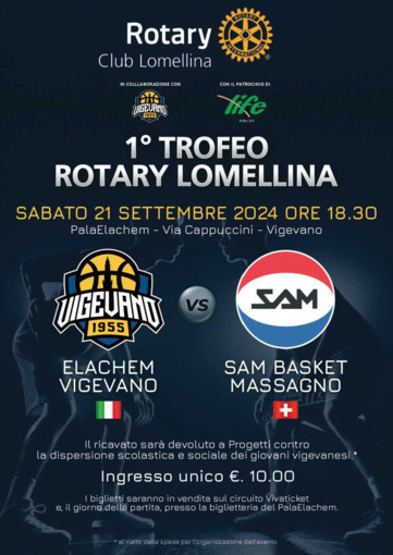 Trofeo &quot;Rotary Lomellina&quot;, biglietti online per l'ultima amichevole prestagionale di Vigevano 1955