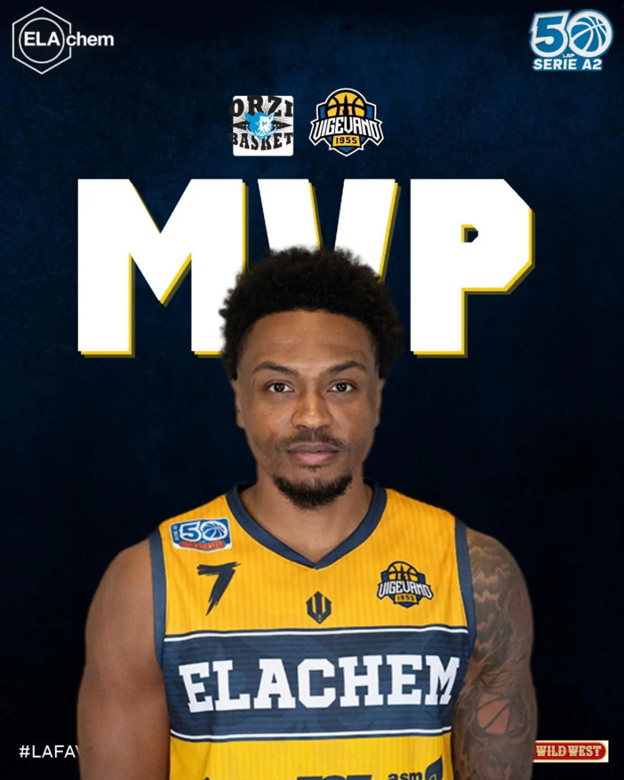 Basket serie A2: Mack &quot;MVP Ducale&quot; dell'11a giornata, Stefanini sempre leader nella generale