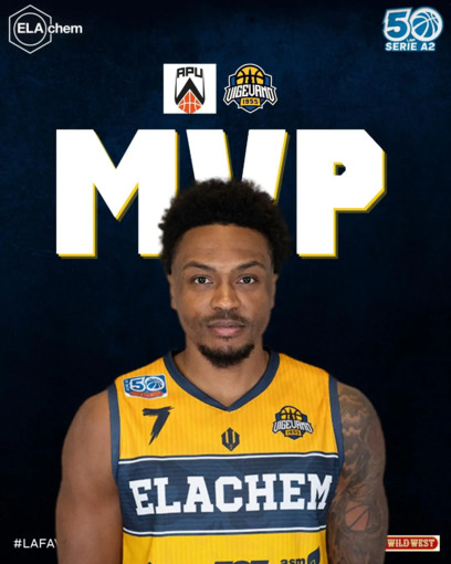 Basket serie A2, Mack &quot;MVP Ducale&quot; per la terza partita consecutiva. Stefanini sempre leader nella generale