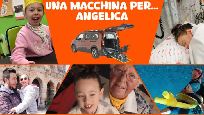 Rivanazzano, una macchina speciale adatta alle esigenze della piccola Angelica. Già raccolti 9.500 euro online