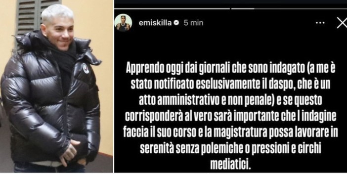 Sanremo, Emis Killa rinuncia al Festival: “Importante che l’indagine faccia il suo corso”