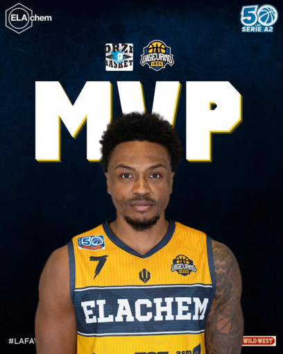 Basket serie A2: Mack &quot;MVP Ducale&quot; dell'11a giornata, Stefanini sempre leader nella generale