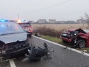 Pavia: scontro tra auto in via Fossarmato, soccorse 4 persone