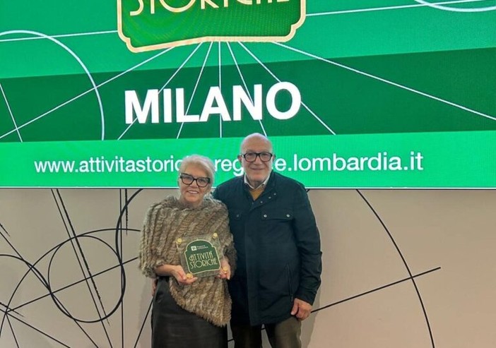 Attività Storiche, Magenta: Carmela e Zù Pè premiati in Regione Lombardia