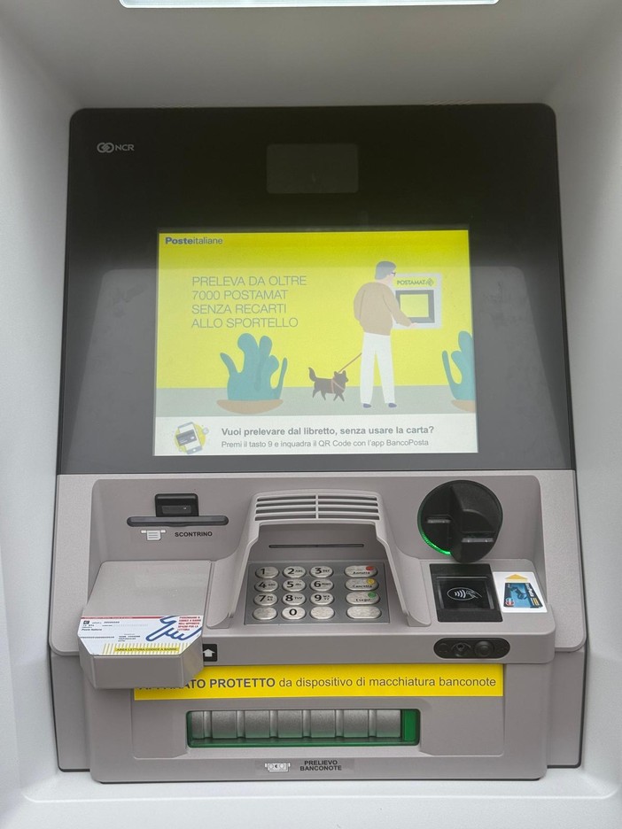 Cassolnovo, installato un nuovo ATM Postamat all'ufficio postale