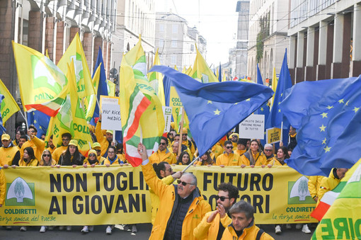 Ue: Coldiretti, 20mila agricoltori in piazza  per difendere la salute di tutti