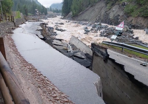 Maltempo: finisce l’isolamento, il 27 luglio riapre la strada per Cogne