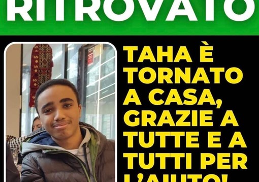 Ritrovato il ragazzo di Magenta scomparso da Vittuone