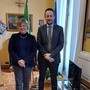 Pavia, Il prefetto Francesca De Carlini incontra il nuovo direttore provinciale dell’Agenzia delle Entrate di Pavia Rocco Romanella