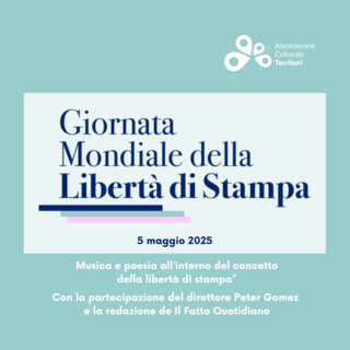 Cuneo ospita la sesta edizione della Giornata della Libertà di Stampa il 5 maggio con il Fatto Quotidiano