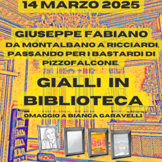 Vigevano, Gialli in biblioteca: omaggio a Bianca Garavelli, analisi psicologica delle trame e dei personaggi di Camilleri e De Giovanni Giuseppe Fabiano