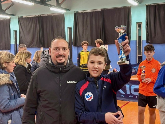 Tennistavolo, circuito provinciale giovanile: Edoardo Galli sul podio nell’under 15