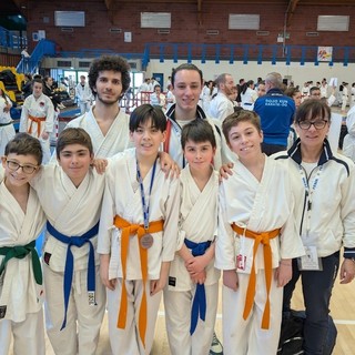 Pioggia di medaglie per la sezione karate de La Costanza 1884 A.Massucchi Mortara