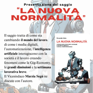 Vigevano: Riccardo Valle presenta in biblioteca il saggio &quot;La nuova normalità&quot;