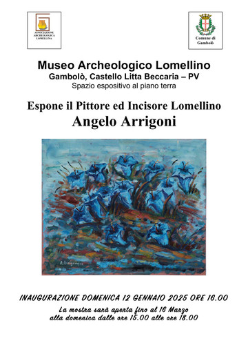 Gambolò, al museo archeologico la mostra dell'incisore e pittore Angelo Arrigoni