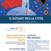 Vigevano: il Rotary nella città, &quot;Creare Immaginari per illustrare la Realtà&quot; il viaggio di Elisa Macellari