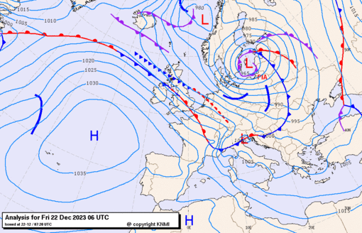 Previsioni meteo per venerdì 22, sabato 23, domenica 24 (dicembre)