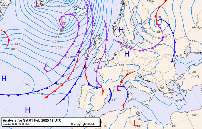 Previsioni meteo per sabato 1, domenica 2, lunedì 3 (febbraio)