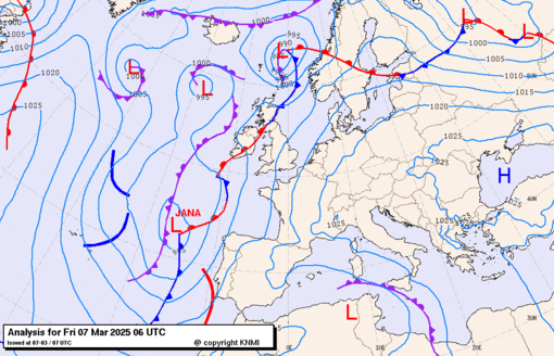 Previsioni meteo per venerdì 7, sabato 8, domenica 9 (marzo)