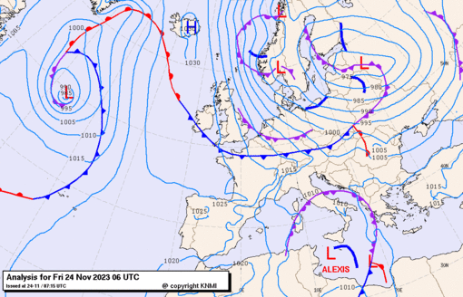 Previsioni meteo per venerdì 24, sabato 25, domenica 26 (novembre)