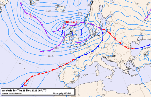 Previsioni meteo per giovedì 28, venerdì 29, sabato 30 (dicembre)