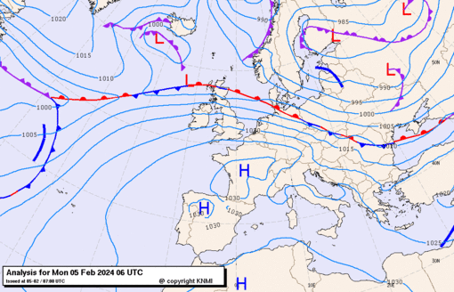 Previsioni meteo per lunedì 5, martedì 6, mercoledì 7 (gennaio)