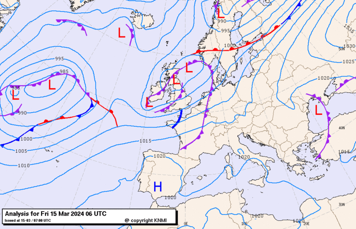 Previsioni meteo per venerdì 15, sabato 16, domenica 17 (marzo)