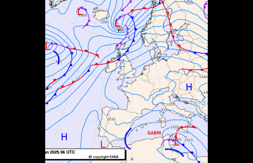 Previsioni meteo per venerdì 17, sabato 18, domenica 19 (gennaio)