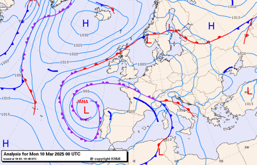 Previsioni meteo per lunedì 10, martedì 11, mercoledì 12 (marzo)