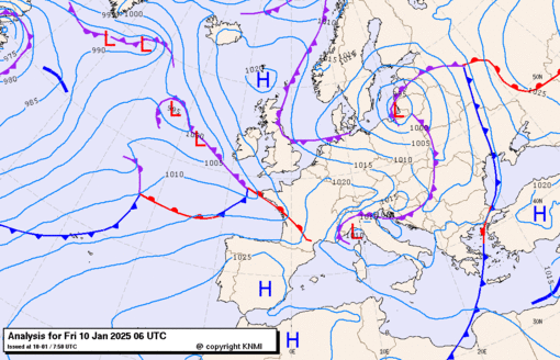 Previsioni meteo per venerdì 10, sabato 11, domenica 12 (gennaio)