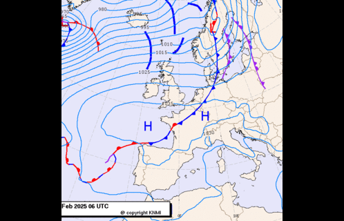 Previsioni meteo per mercoledì 5, giovedì 6, venerdì 7 (febbraio)