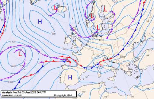 Previsioni meteo per venerdì 3, sabato 4, domenica 5 (gennaio 2025)