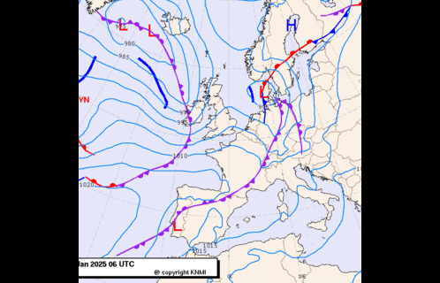 Previsioni meteo per giovedì 23, venerdì 24, sabato 25 (gennaio)