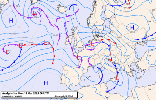 Previsioni meteo per lunedì 11, martedì 12, mercoledì 13 (marzo)