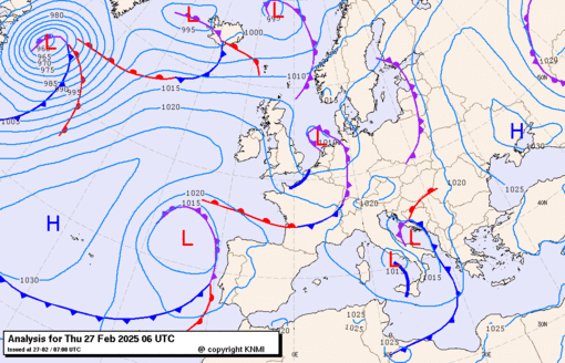 Previsioni meteo per giovedì 27, venerdì 28, sabato 1 (febbraio-marzo)