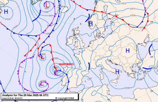 Previsioni meteo per giovedì 20, venerdì 21, sabato 22 (marzo)