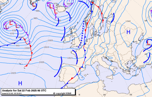 Previsioni meteo per sabato 22, domenica 23, lunedì 24 (febbraio)