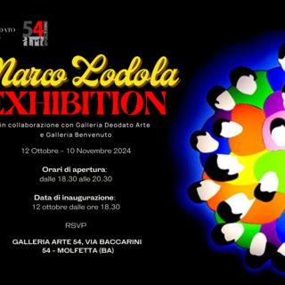 L’arte pop di Marco Lodola illumina la Galleria Arte54 di Molfetta