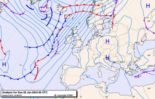 Previsioni meteo per domenica 28, lunedì 29, martedì 30 (gennaio)